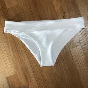 NWT white bikini bottom